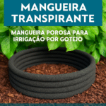MANGUEIRA TRANSPIRANTE EM PVC PARA JARDIM DE 1/2, COM 15 METROS TRAMONTINA - Imagem 2