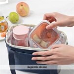 BOLSA TERMICA IMPERMEAVEL 29X21X23 CM - AZUL - Imagem 4