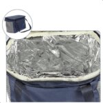 BOLSA TERMICA IMPERMEAVEL 29X21X23 CM - AZUL - Imagem 7